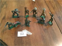 Metal collectible soldiers