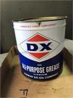 DX grease tin, full