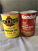 Pennzoil, Kendall quart cans, full