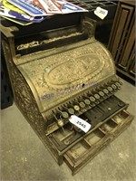 National brass cash register