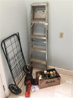 Ladder, trolley, trimmer, fun!