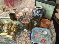 Plates, Vases & Framed Pictures