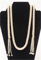 Faux Pearl Necklace or Belt
