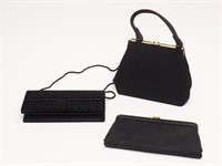 3 Black Ladies Handbags