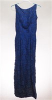 Ladies Vintage Royal Blue Gown