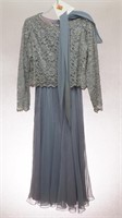 Ladies Blue/Gray Evening Gown