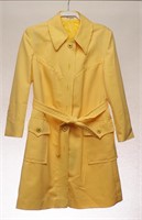 Ladies Vintage Yellow Dress