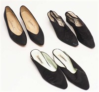 3 Pair of Ladies Black Shoes
