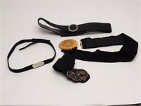Vintage Ladies Black Belts