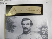 Clipped signature CSA Gen. James Conner