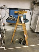 Ladder, saws, and drills