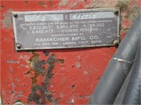 Ramacher 9500 Walnut Harvester with Extra Parts &