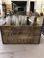 Hastings beverages crate with bottles