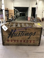 Hasting beverages crate with bottles