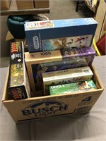 box of puzzles
