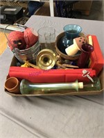 Vases, small pails, misc.