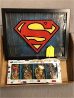 Superman picture, Golden Pixie figures