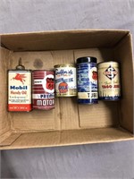small tin advertising cans