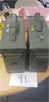 METAL AMMO BOXES