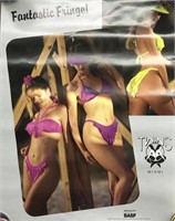 VINTAGE 1990s TWINS SWIMSUIT POSTER ADVERTISE