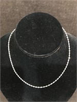 .925 STERLING SILVER 18" NECKLACE