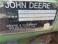 John Deere 6320 Wheel Tractor with Project 12' Rea
