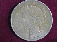 1922 P PEACE SILVER DOLLAR