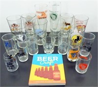 ** Lot of Mixed Craft and Small Brewery Glasses