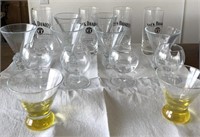 808 - MIXED LOT OF DRINKING GLASSES