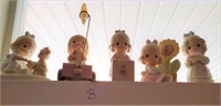 808 - LOT OF 5 PRECIOUS MOMENTS FIGURINES (B)