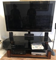 808 - SAMSUNG TV;STAND;SPEAKERS; & MORE