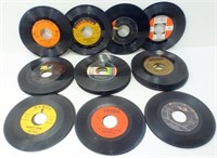Assorted 45 RPM Records - Older Elvis, Etc.