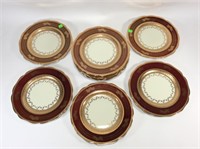 11 Limoges plates – royal china 11”diameter.