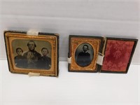 19th Century Photos (glass) 3.25" T, 3.75" W.