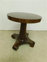 Heavy Federal Lamp Table 18" T, 16" W. Thick base