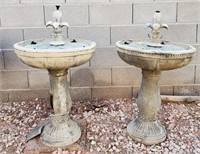 808 - PAIR OF WATER FOUNTAINS FOR BACKYARDS