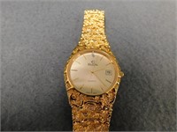 Ladies Watch Elgin quartz watch, "Gold Nugget"