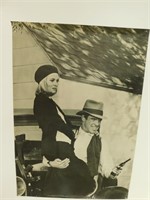Bonnie & Clyde 42" T, 29.5" W. Poster of Warren