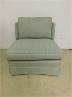 Low Back teal blue Chair Matches lot 85f. 31" T,