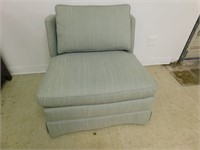 Low Back teal blue Chair Matches lot 80f. 31" T,