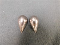 Sterling Earrings Pair of uniquely shaped