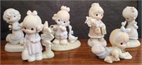 808 - LOT OF 6 PRECIOUS MOMENTS FIGURINES