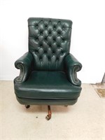 Office Chair 45" T, 29.5" W, 32" D. Tufted back,