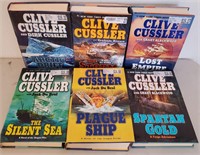 808 - LOT OF 6 CLIVE CUSSLER BOOKS