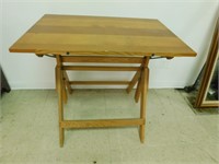 Drafting Table 31" T, 36" W, 24" D. Adjustable