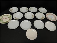 Assorted China 7 small bowls with floral accents
