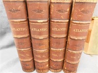 Antique Book lot Atlantic Monthly 1865 - four