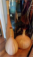 3 large decroative vases