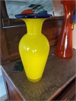 Vintage Art glass Vase