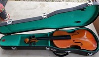 Violin in case